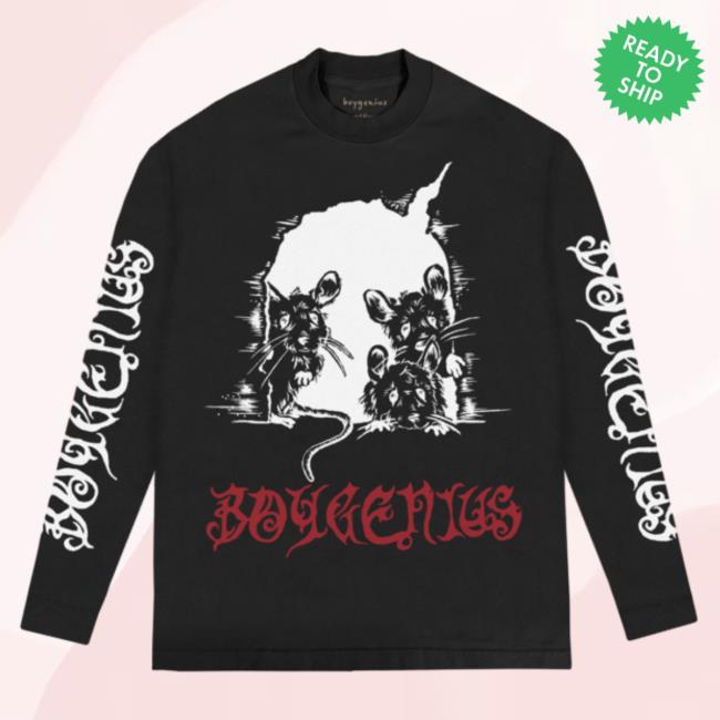 Official Boygenius Store Mice Tee Shirt 2023