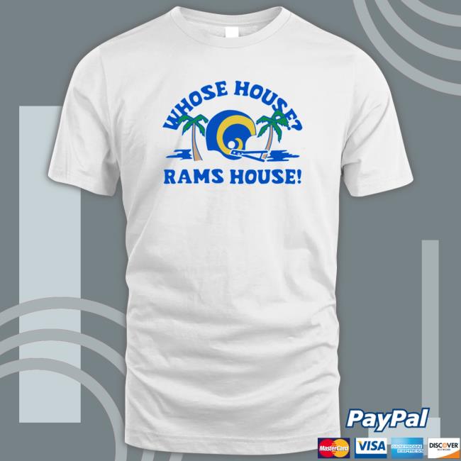 Official Homage Los Angeles Rams Whose House Tee Shirt
