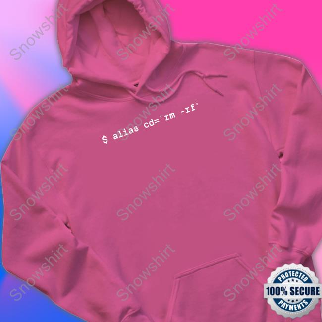 Official $ Alias Cd=Rm-Rf Tee Shirt