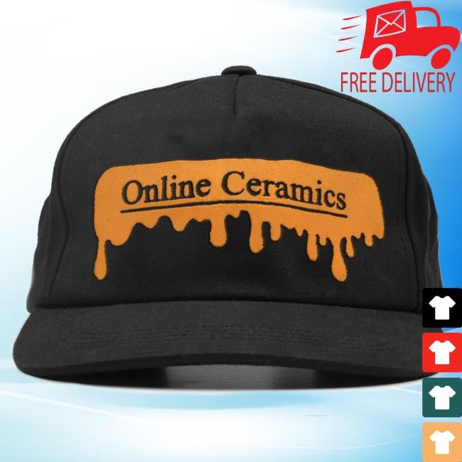 Official Online Ceramics Ooze Logo Black Hat