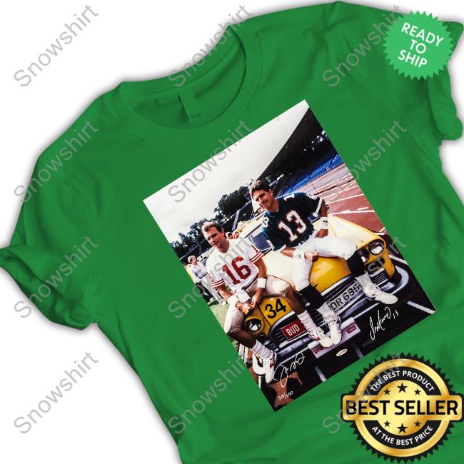 Dan Marino Joe Montana Tee Shirt Turd Ferguson Dan Marino Joe Montana Long Sleeve Tee