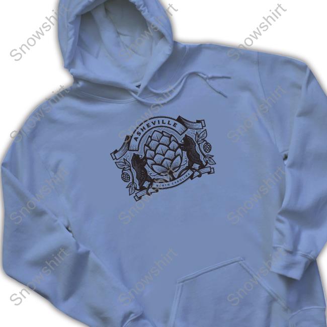 Official Sheville Merch Company Bear Hops Around Asheville Hoodie Sheville Company Bear Hops Around Asheville Shirt