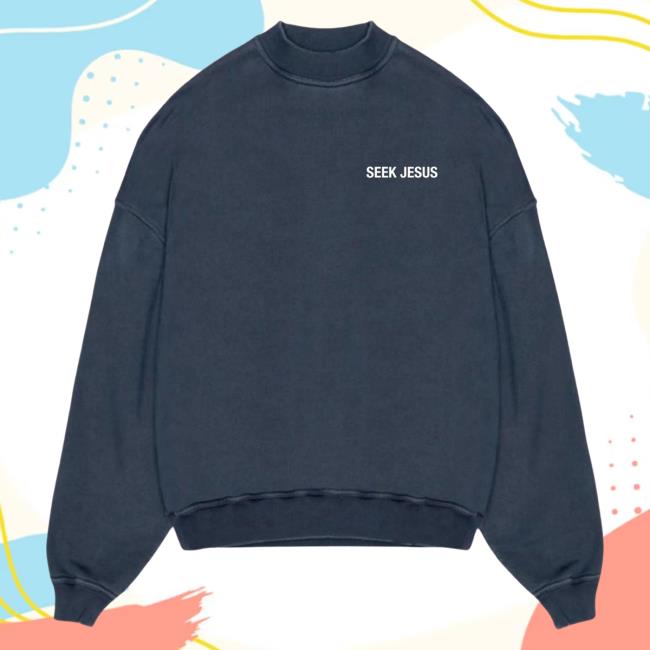 Official Seek Jesus Merch Store Seek Jesus - Sweaters Navy Seek Jesus Apparel Clothing SeekJesus