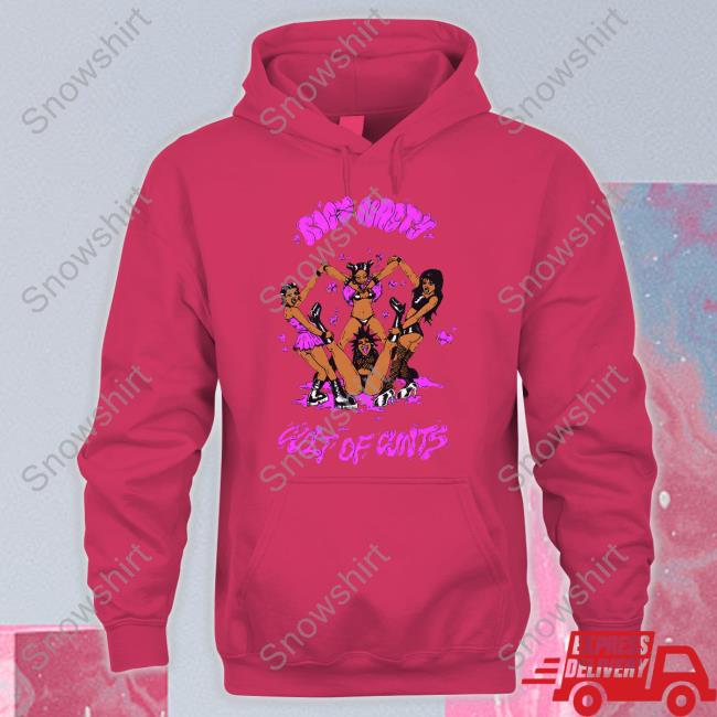 Official Rico Nasty Merch Cult Of Cunts T Shirt Rico Nasty Cult Of Cunts Hooded Sweatshirt