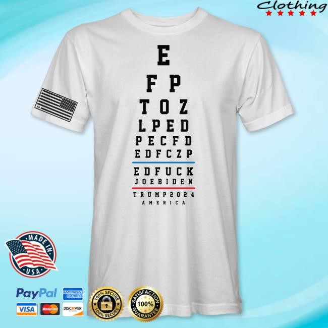 Official Hodgetwins Merch Shop Republican Eye Chart Shirts