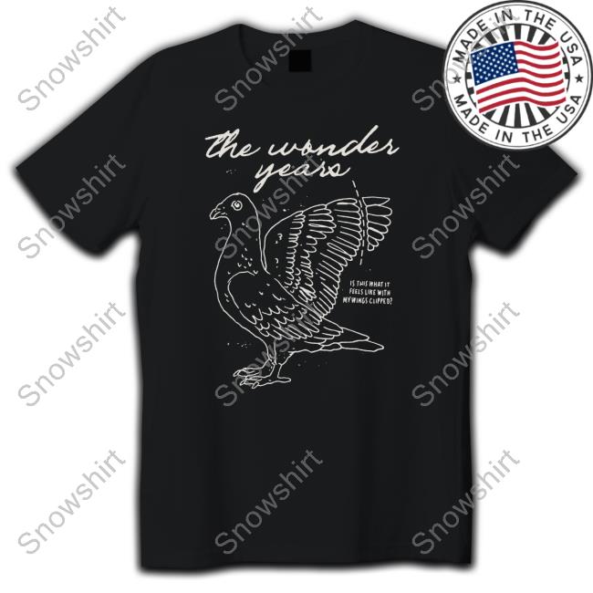 The Wonder Years Merch Is This What It Feels Like With My Wings Clipped T-Shirt