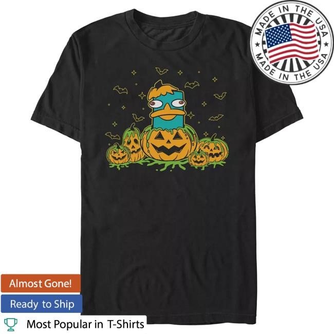 Official Disney Perry The Platypus Halloween Shirt for Adults – Phineas and Ferb