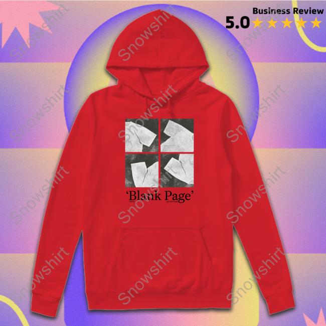 Blank Page By Chill Subs 2023 T Shirt Blank Page By Chill Subs 2023 Shirt