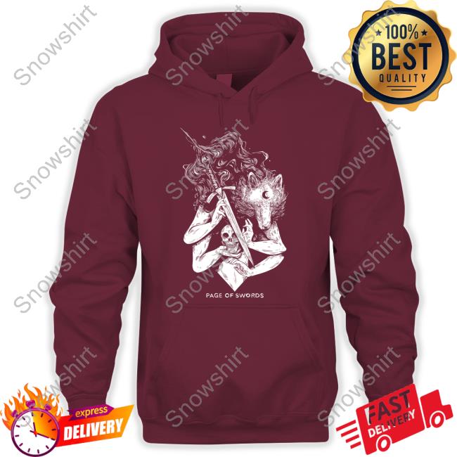 Wolf Skull Jack Page Of Swords T-Shirt Wolf Skull Jack Page Of Swords Long Sleeve T Shirt