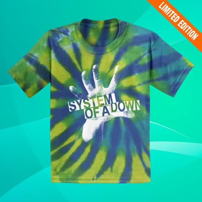 Official System Of A Down Merch Self-Titled Tie-Dye Kids T-Shirt
