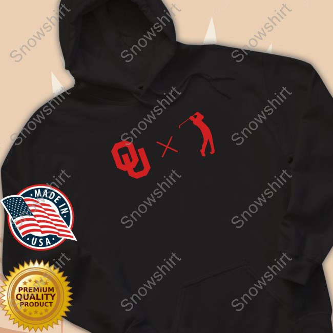 Official Ryan Hybl Oklahoma Softball And Oklahoma Golf Sweatshirt