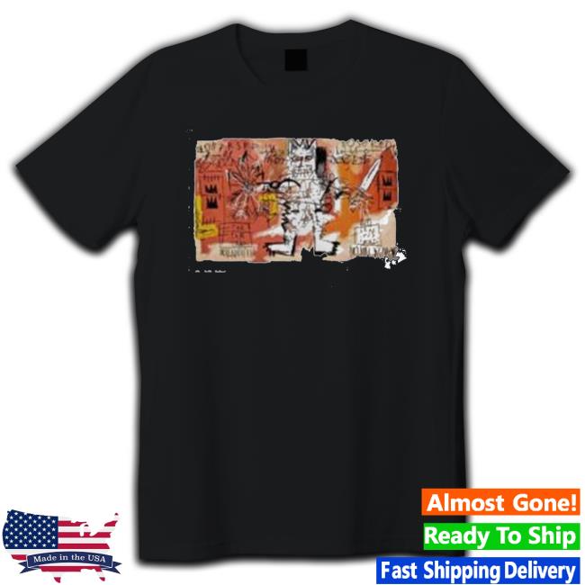 Best jean michel basquiat king with sword poster T-Shirt