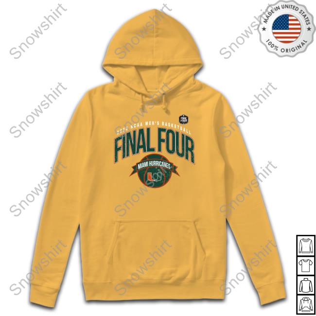Official Ncaa Miami Hurricanes 2023 Ncaa Final Four Retro Tee