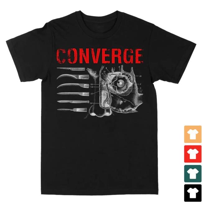 Official IndieMerchstore Converge "Scalpel" T-Shirts