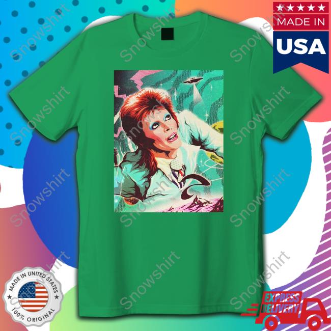 Galactic Bowie Hoodie Official Nordacious Merch Galactic Bowie Tee
