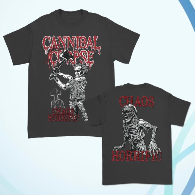 Cannibal Corpse Chaos Horrific Bootleg New Shirt (Dark Grey)