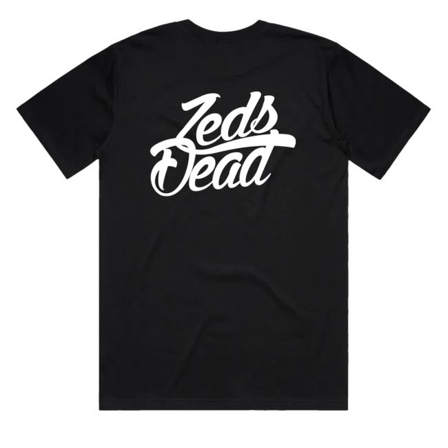Zeds Dead Merch Zeds Dead - Z's Up - Black T Shirts Zeds Dead Merch Zeds Dead - Z's Up - Black T Shirts