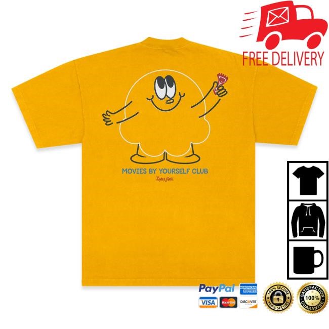 Super Yaki Movies By Yourself Club - Buttered Popcorn T Shirt SuperYaki