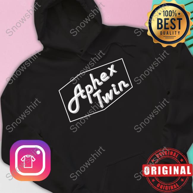 Official Aphex Twin Merch Cheetah Ep Black Hoodie