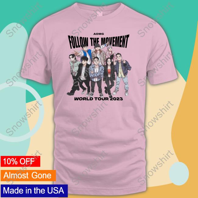 Aomg Follow The Movement World Tour 2023 Tee