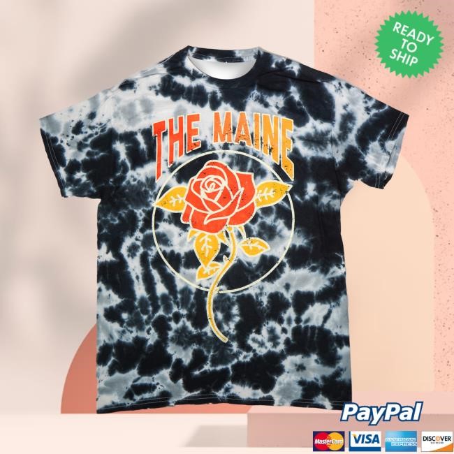 Rose Tie Dye Pullover Shirt The Maine Merch
