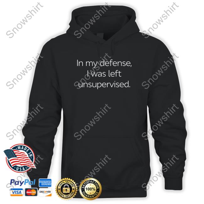 Official Nightwalkcity In My Defense I Was Left Unsupervised Tee
