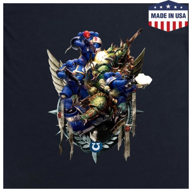 Wardrobe Staple Ultramarines Versus Death Guard Top