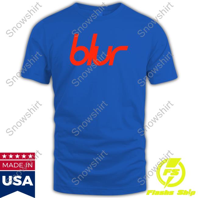 Official Blur Merch Blur New Logo Blue Shirt