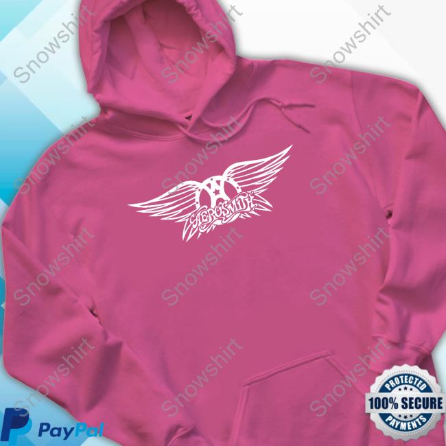 Aerosmith Merch 50Th Logo Tee Shirt Aerosmith 50Th Logo Crewneck Sweatshirt
