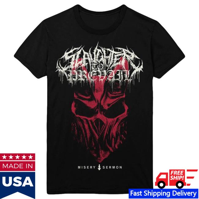 Official Sumerian Records Merch Store Slaughter To Prevail - Misery Sermon Album Art T-Shirts