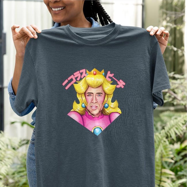 Joom Merch Weird Thrift Store Shirts Princess Nicholas Peach Shirt
