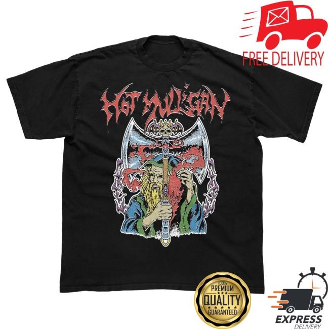 Official Hot Mulligan Wizard Black Top Shirt