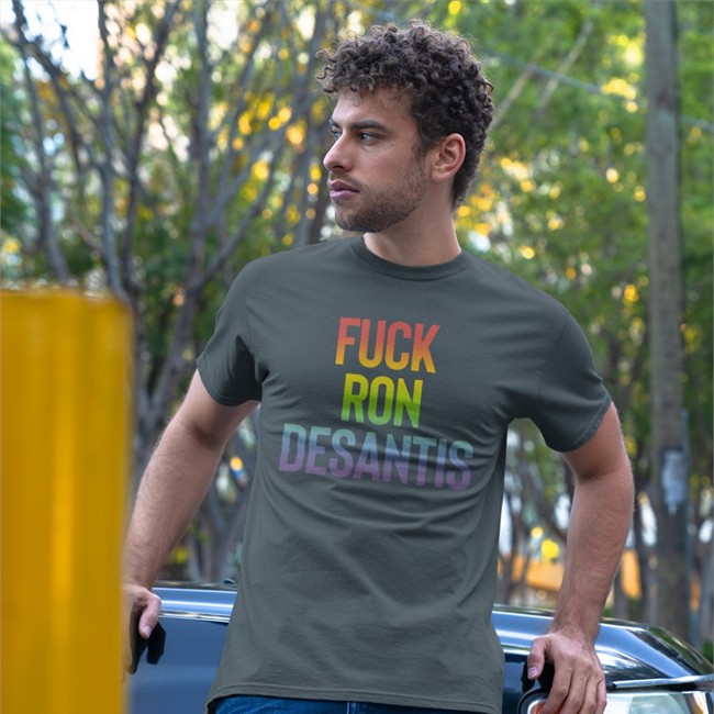 Fuck Ron Desantis Crewneck Sweatshirt Alejandra Caraballo