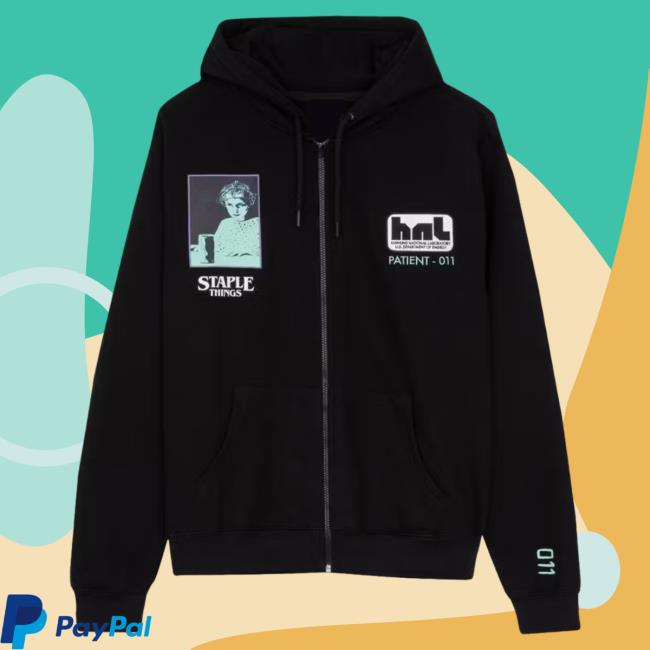Official Stranger Things Merch Store Staple X Stranger Things Zip Up Crew Netflix Apparel Clothing Shop StrangerThings