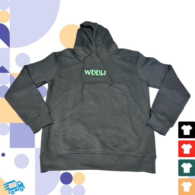 Official Wooli Merch Woolidrop Wooli Black & Green Tusk Long Sleeve Tee Wooli Music