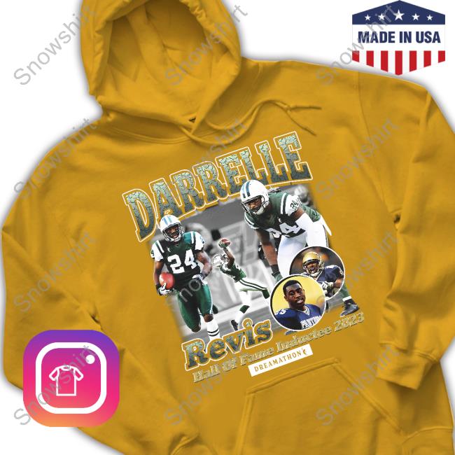 Darrelle Revis Shirt Dreamathon Merch Regis Hof Darrelle Revis Hall Of Fame Inductee 2023 Shirt Sauce Gardner
