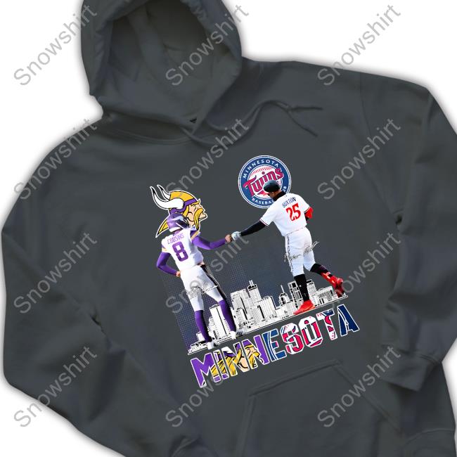 Kirk Cousins And Byron Buxton Signatures Tee Minnesota Sports Kirk Cousins And Byron Buxton Signatures T-Shirt