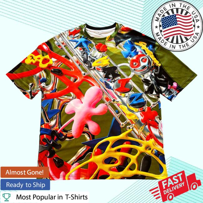 Official My Name Is Griz Merch Shop GRiZ SAXORiDDiM Peace Out All Over Print Shirt 2023 MynameisGriz Store 3D Aop