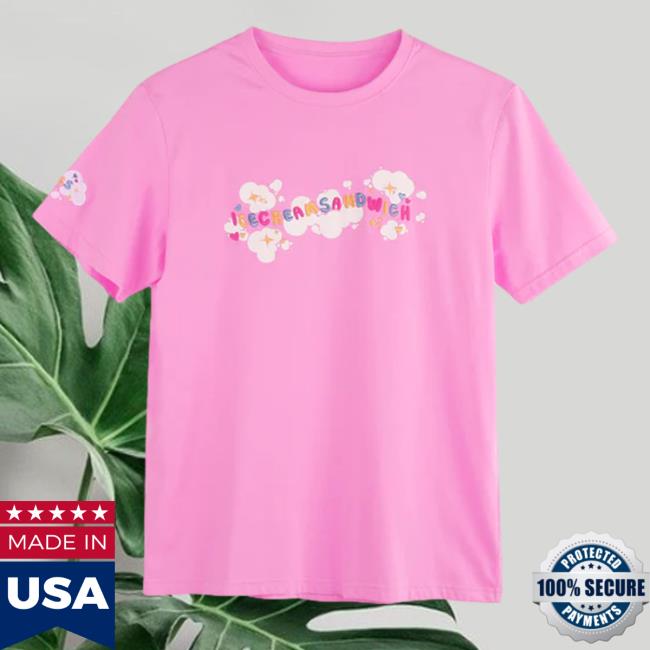 Ice Cream Sandwich Merch Strawberry Long Sleeve T Shirt
