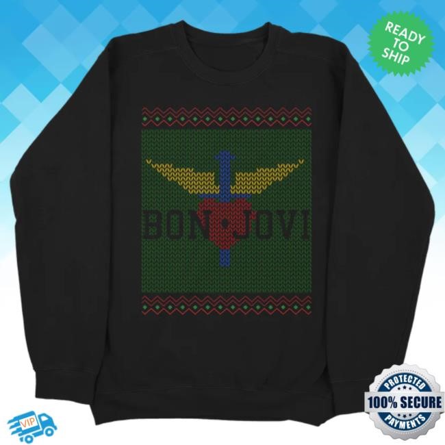 Official Bon Jovi Merch Store Shop Bon Jovi Holiday Hoodies BonJovi