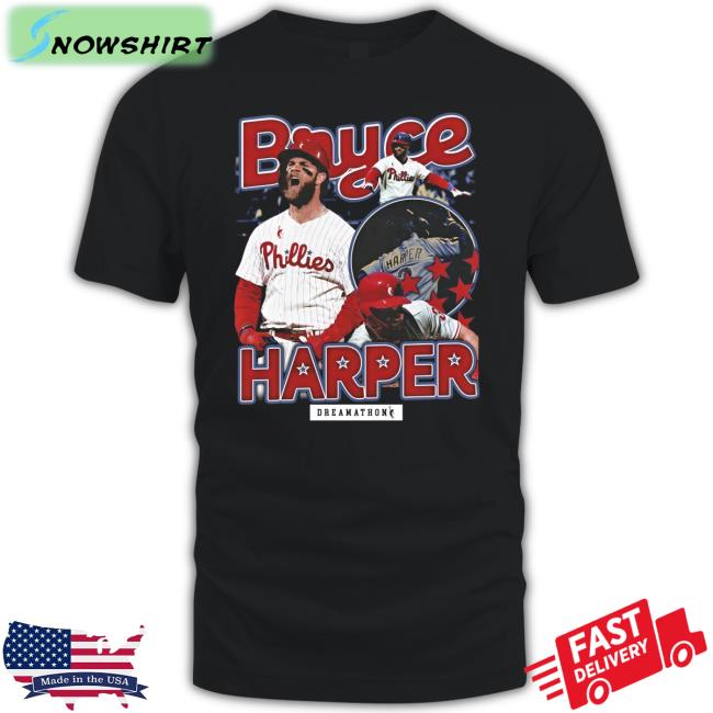 Dreamathon Merch Quez Watkins Bryce Harper Tee Eliot Shorr Parks