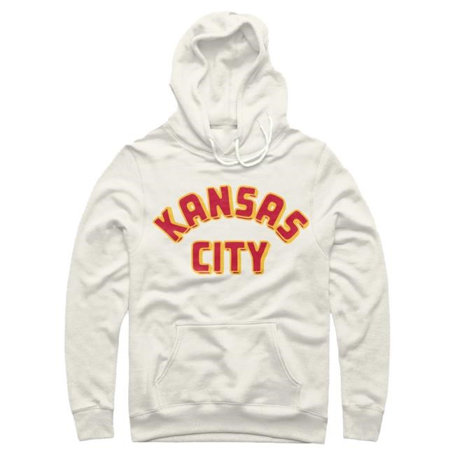 KC Red & Gold Arch Hood Charlie Hustle Merch Store Official