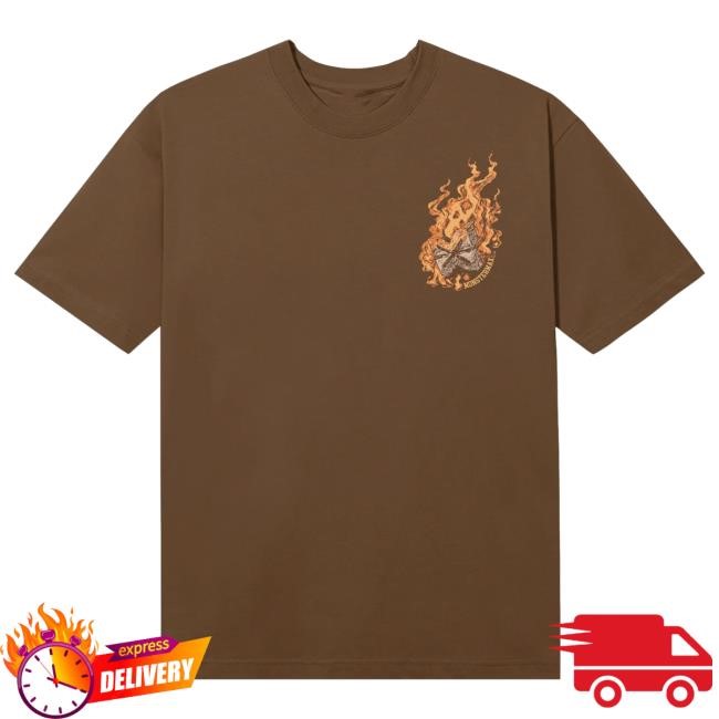 Official Monstermax Merch Store Fire Department Brown Hot Shirt