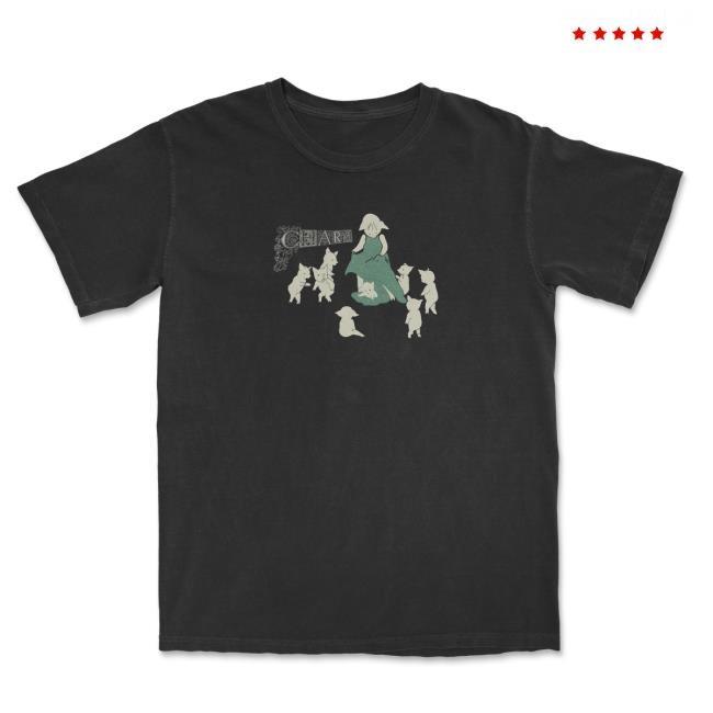 Clairo Official Merch Store Charm Herd Classic T Shirt (Black) Clairo Clothing Shop Apparel Clairo Band