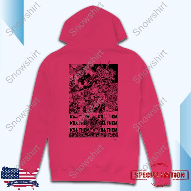 Official Closed Casket Activities Merch God's Hate Kill Them Comic T Shirt Closed Casket Activities Merch God's Hate Kill Them Comic T Shirt