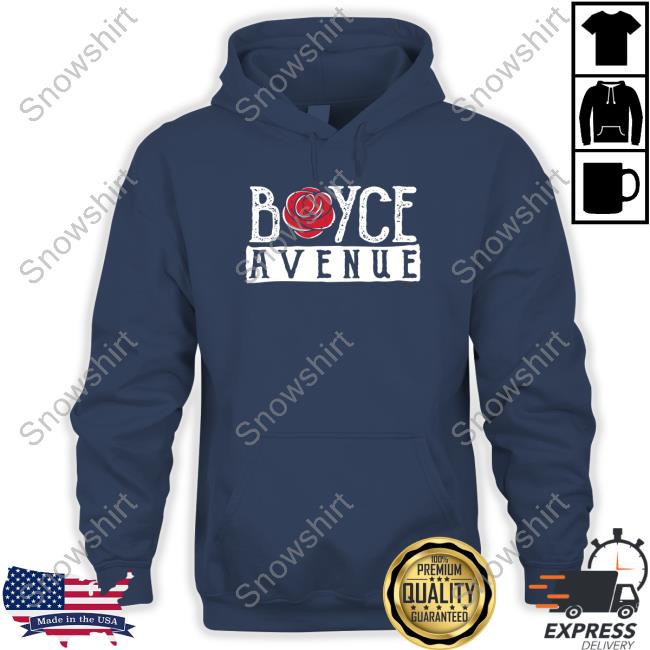 Boyce Avenue Boyce Rose T Shirt Boyce Avenue Boyce Rose Tee Shirt