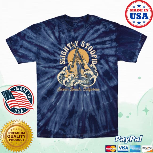 Official Slightly Stoopid Merch Store Shop Slightly Stoopid Acoustic Beach Tie Dye Tshirt SlightlyStoopid