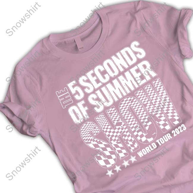 Official The 5 Seconds Of Summer Show World Tour 2023 London Event Tee