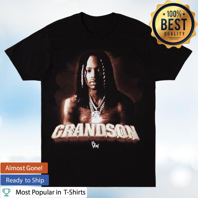 Official King Von Merch Store Glowing Top Shirt Black King Von Apparel Clothing Shop KingVon
