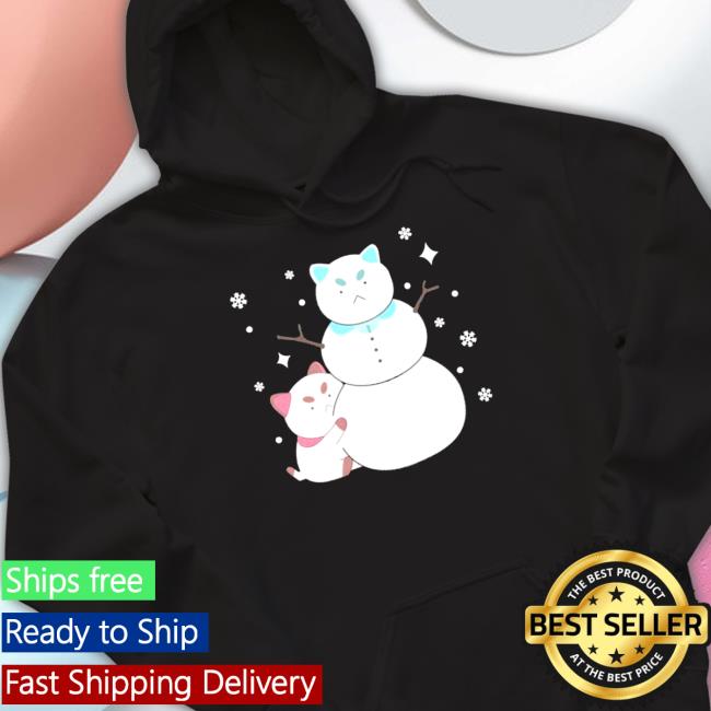 Official Bee And Puppycat Snowman Hoodies Official Bee And Puppycat Snowman Tee